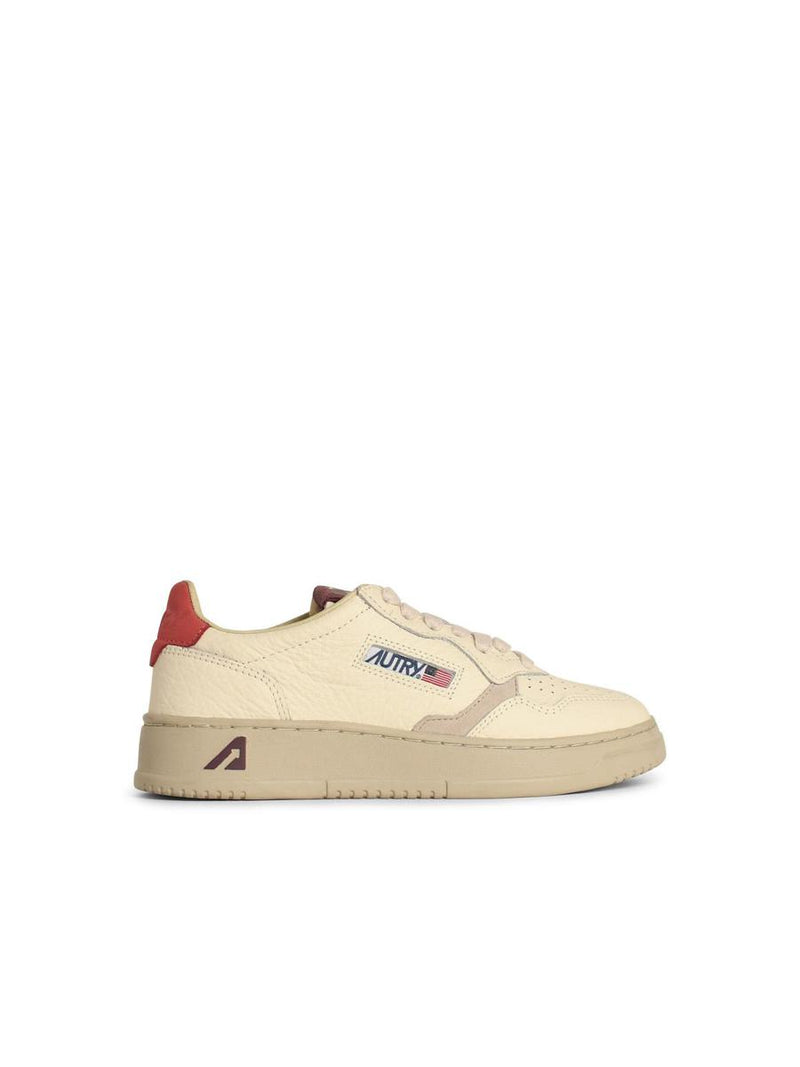 Autry White Leather Sneakers