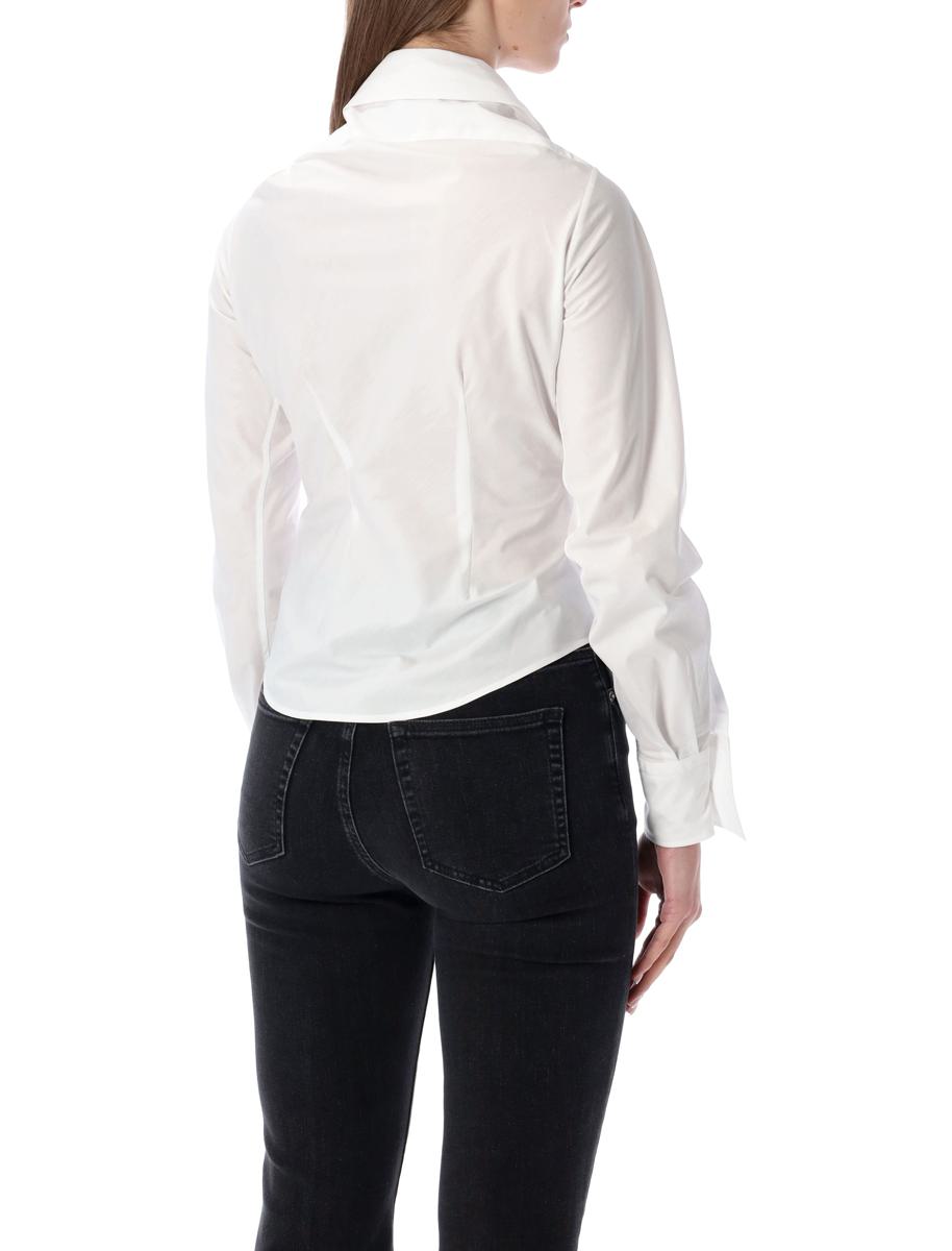 Vivienne Westwood White Drunken Sculpted Shirt