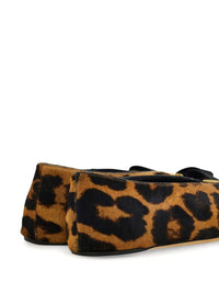Salvatore Ferragamo Horsehair Printed Vanna Ballet Flats Shoes