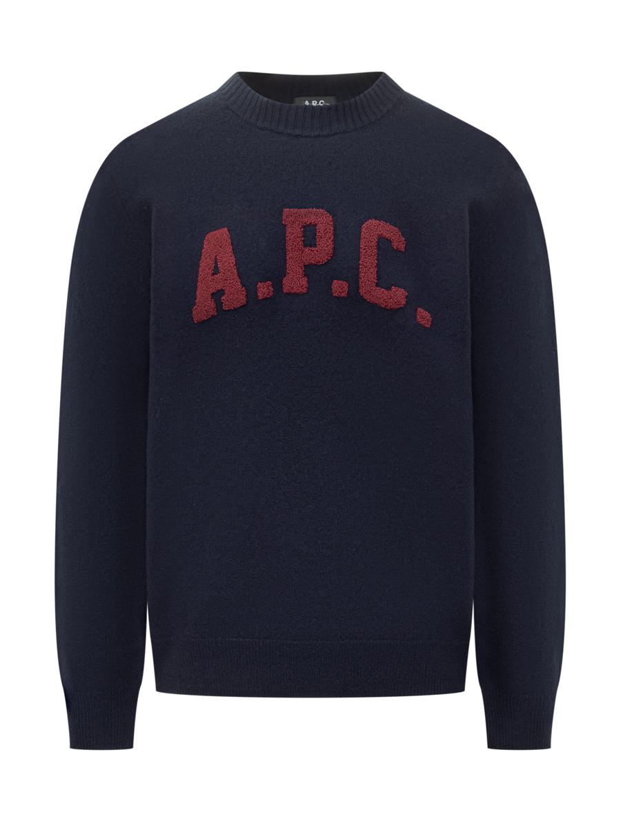 A.P.C. A.P.C. Wool Sweater With Embossed Logo