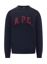 A.P.C. A.P.C. Wool Sweater With Embossed Logo