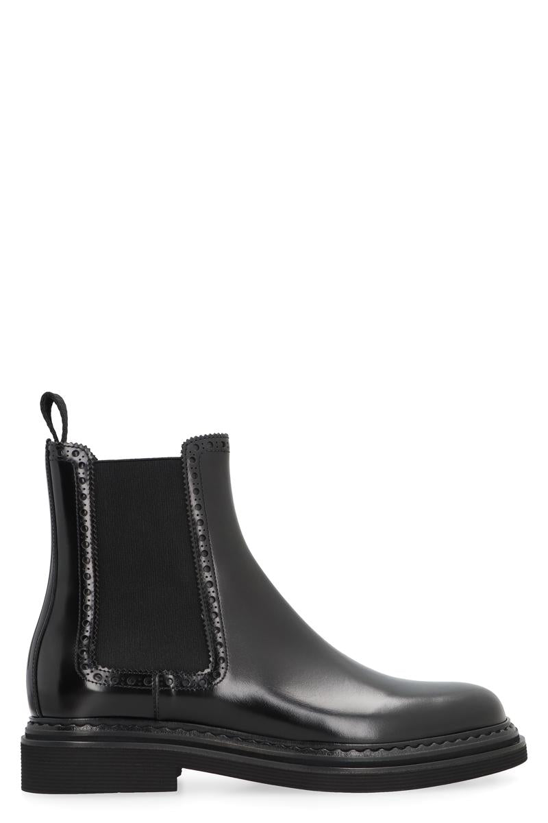 Dolce & Gabbana Leather Chelsea Boots