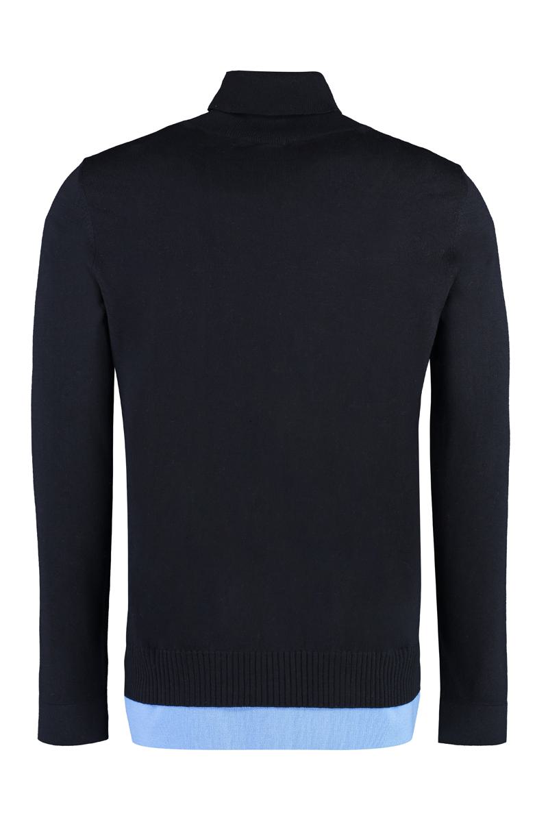 Off-White Wool Turtleneck Sweater