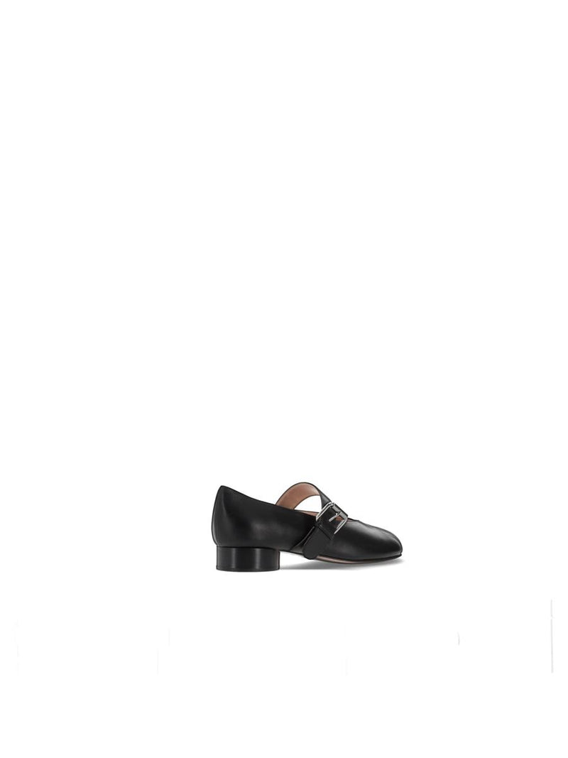 Niccolò Pasqualetti Obliqua Strap Ballerinas - Calfskin Leather