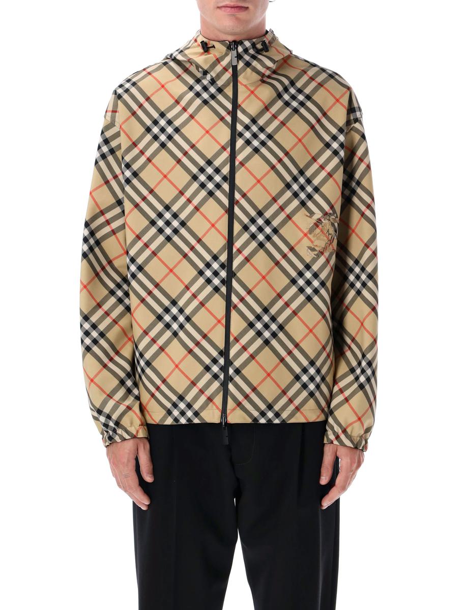 Burberry Reversible Check Hooded Jacket