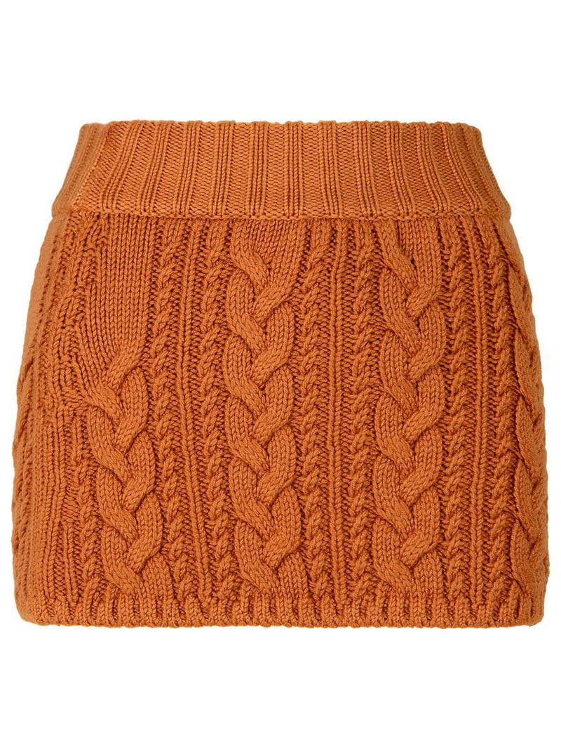 Alanui 'Hues' Virgin Wool Miniskirt