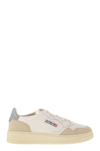 Autry Medalist Low - Leather And Suede Sneakers