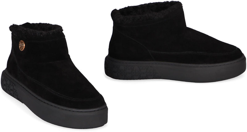 Pinko Yoko Suede Ankle Boots