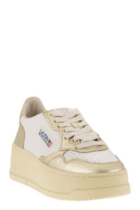Autry Medalist Platform - Leather Trainers