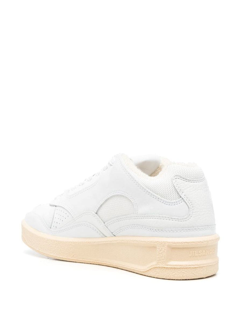 Jil Sander Basket Leather Sneakers