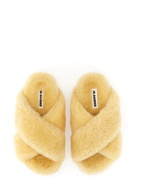 Jil Sander Shearling Sandal
