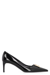 Dolce & Gabbana Leather Pointy-Toe Pumps