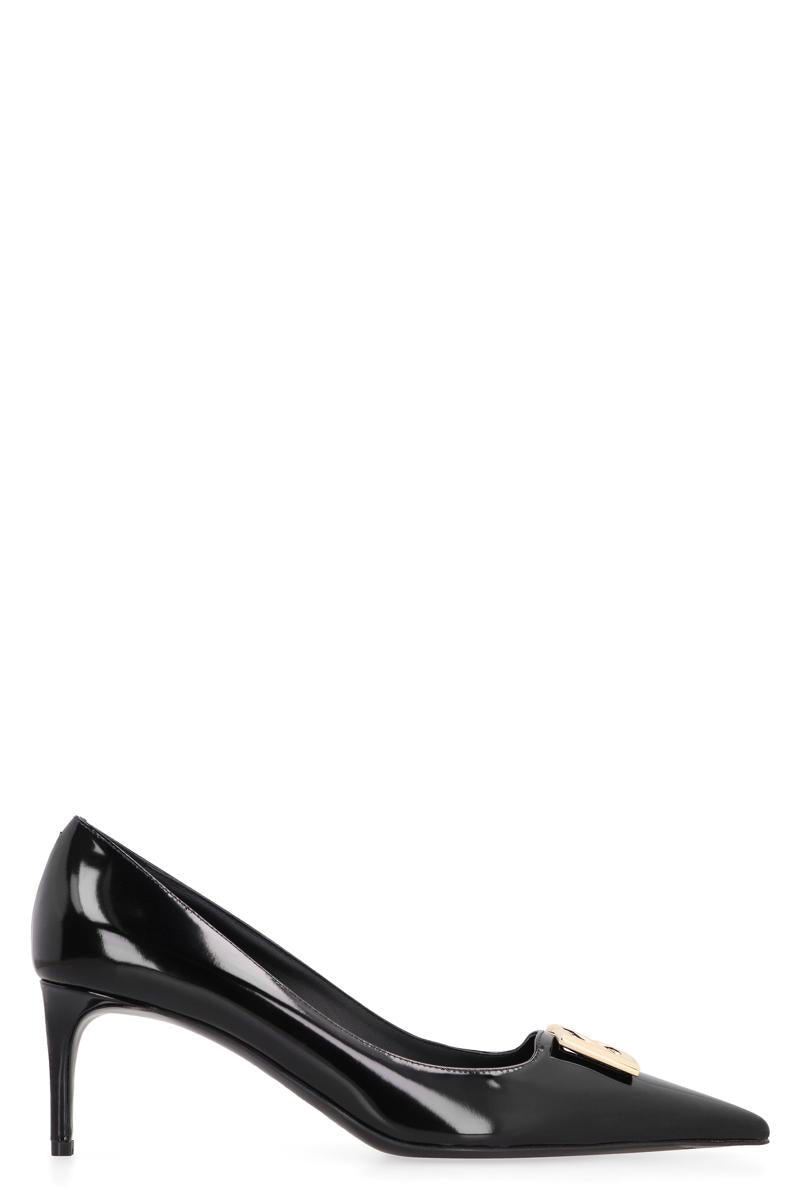 Dolce & Gabbana Leather Pointy-Toe Pumps