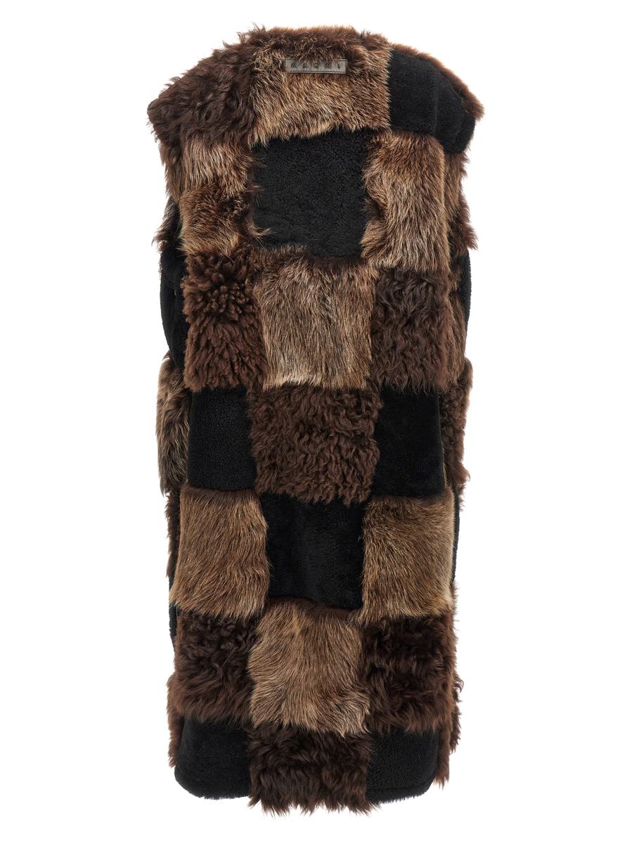 Marni Long Shearling Vest