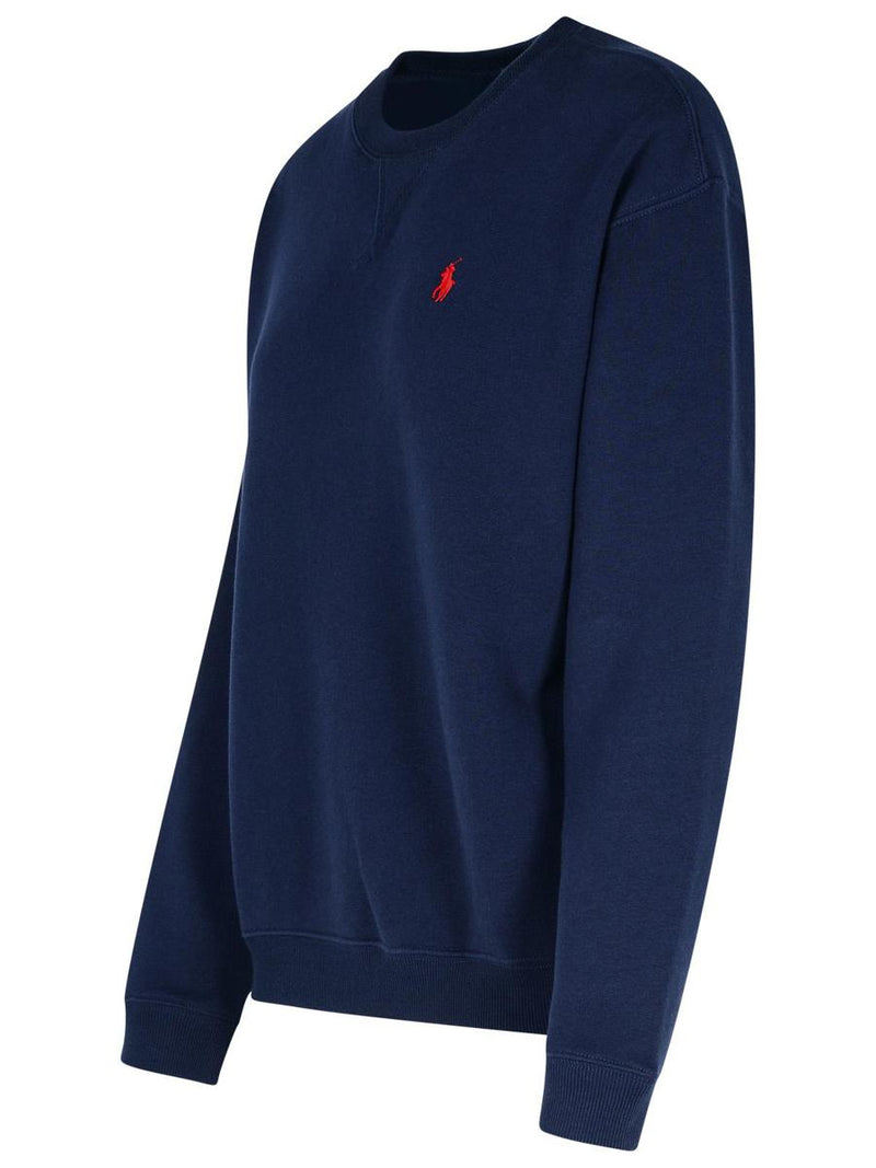 Polo Ralph Lauren Blue Cotton Blend Sweatshirt