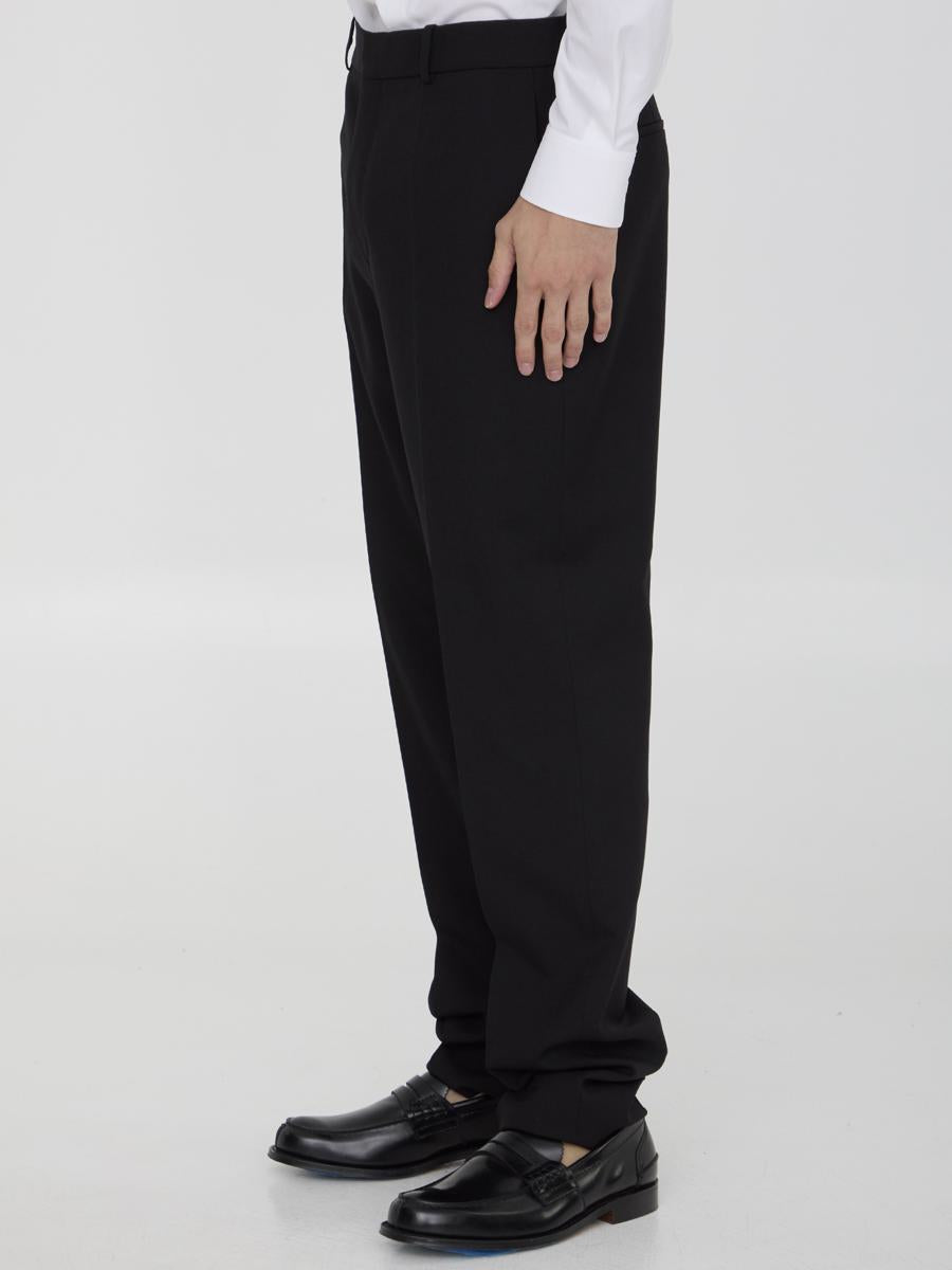 Wool Gabardine Trousers