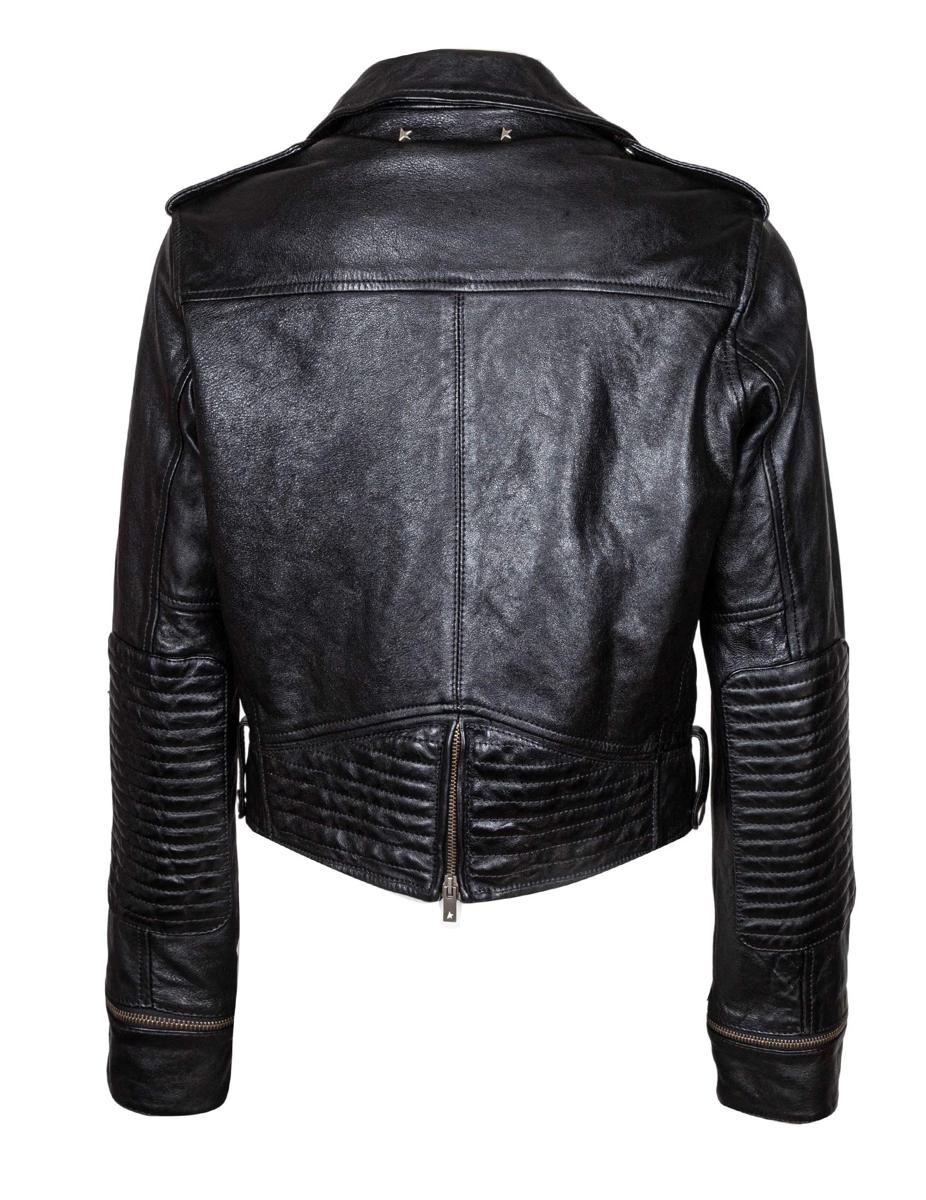 Golden Goose Leather Biker Jacket