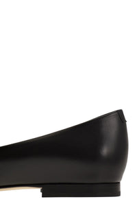 Tod'S Leather Ballerina With Accessory