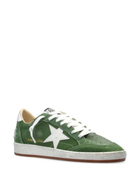 Golden Goose Ballstar Nappa Upper Toe And Spur Nylon Tongue Leather Star Laminated Heel