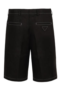 Prada Linen Bermuda-Shorts