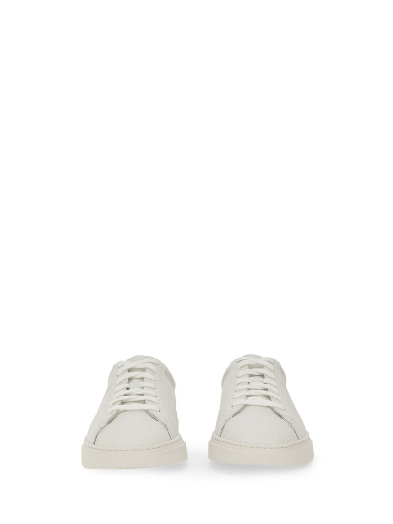 Boss Grained Leather Sneaker