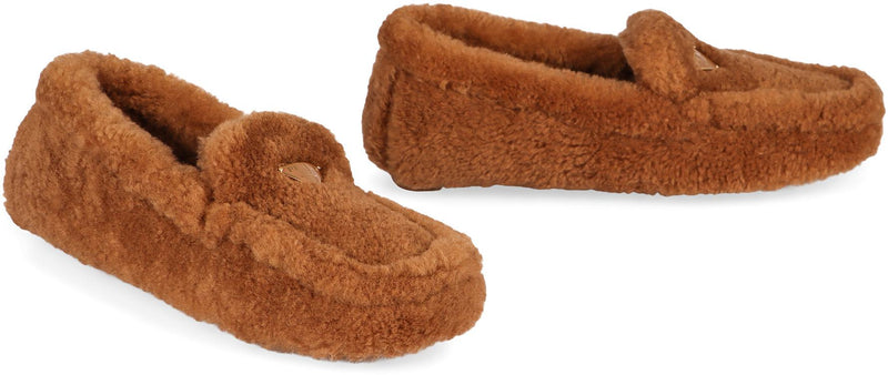 Prada Shearling Loafers