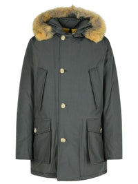 Woolrich 'Artic' Grey Cotton Blend Parka