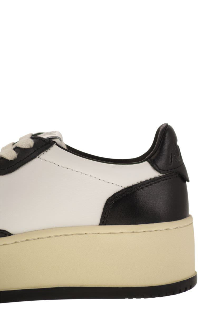 Autry Medalist Platform - Leather Trainers