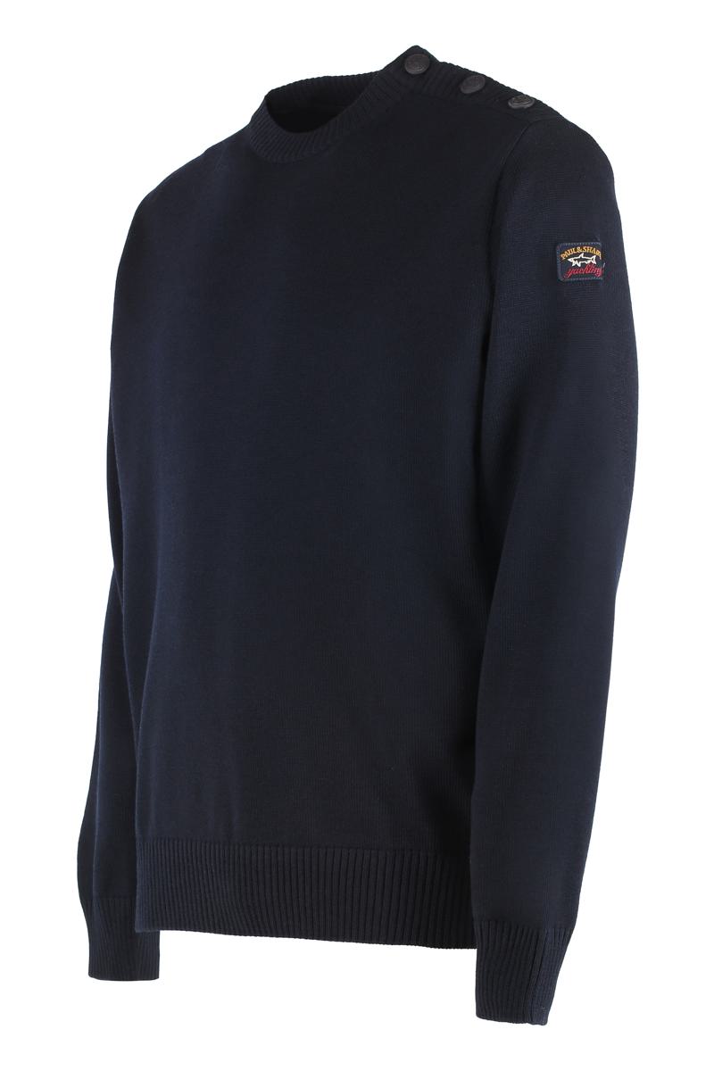 Paul & Shark Virgin Wool Crew-Neck Sweater