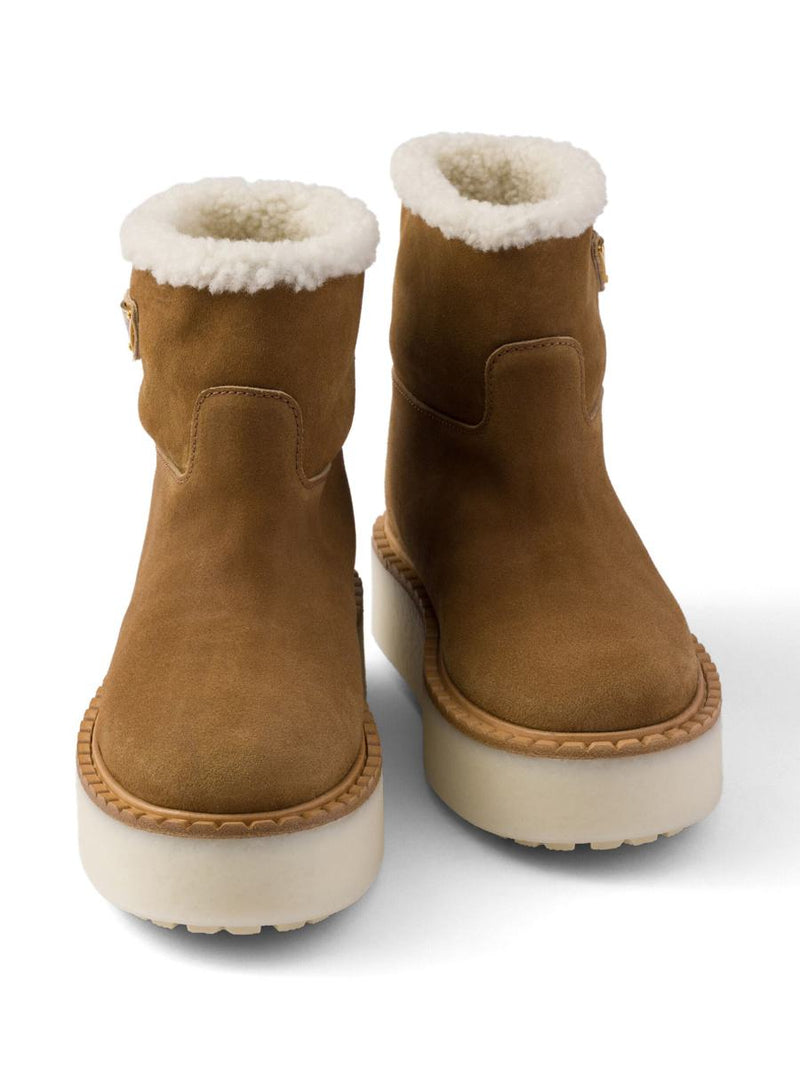Prada Suede Booties