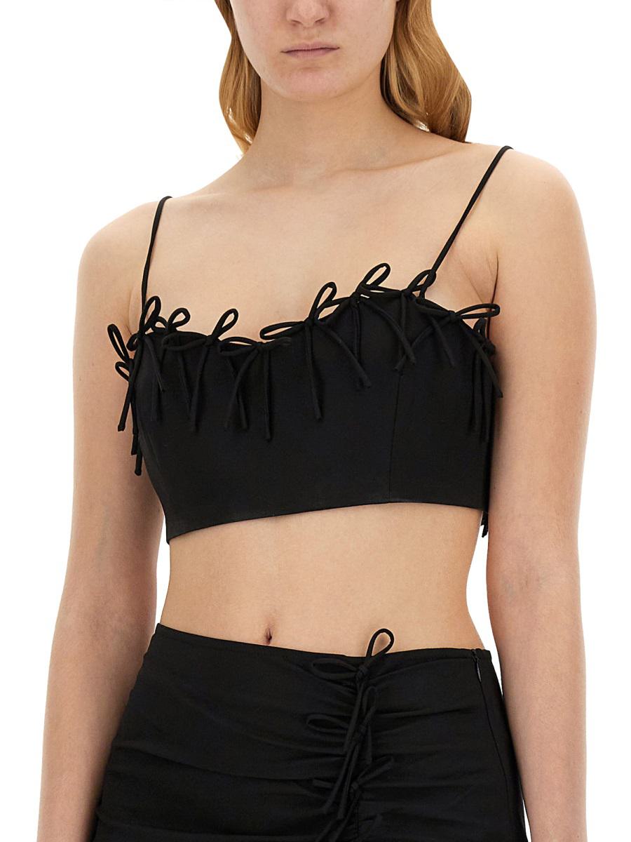Ganni Top With Bows
