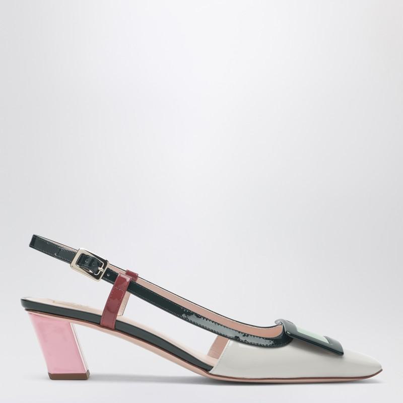 Roger Vivier Belle Vivier Multicolour Patent Slingback