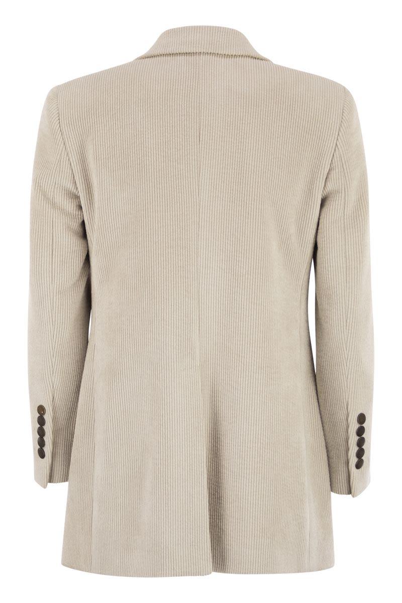 Saulina Antonia - Single-Breasted Velvet Jacket