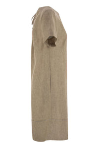 Peserico Linen Midi Dress