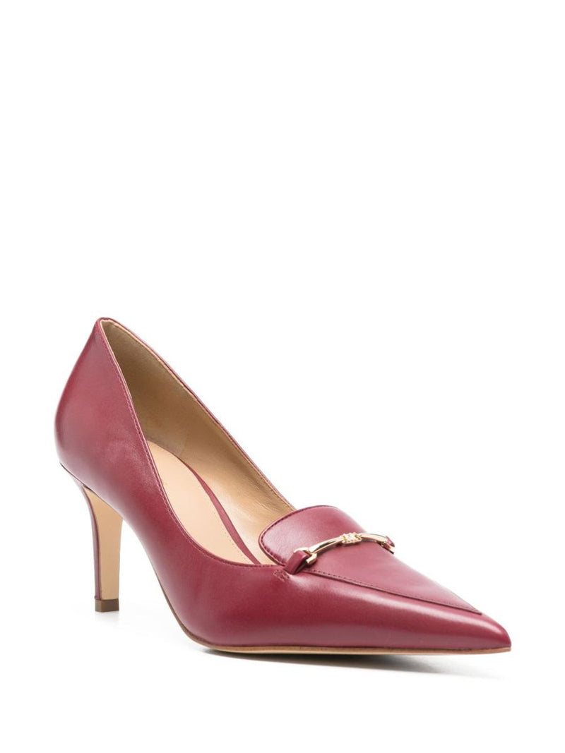 Michael Kors Burgundy Leather Pumps