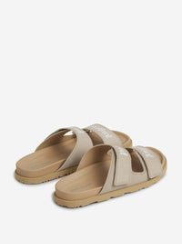 Palm Angels Logo Nubuck Sandals