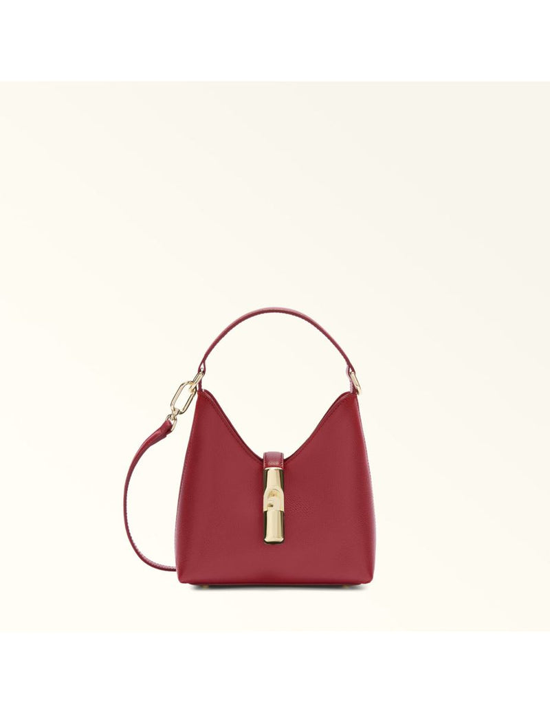 Furla Mini Leather Hobo Bag