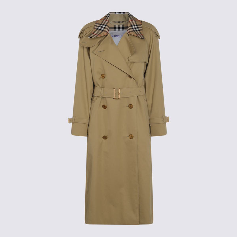Burberry Beige Cotton Castleford Trench Coat