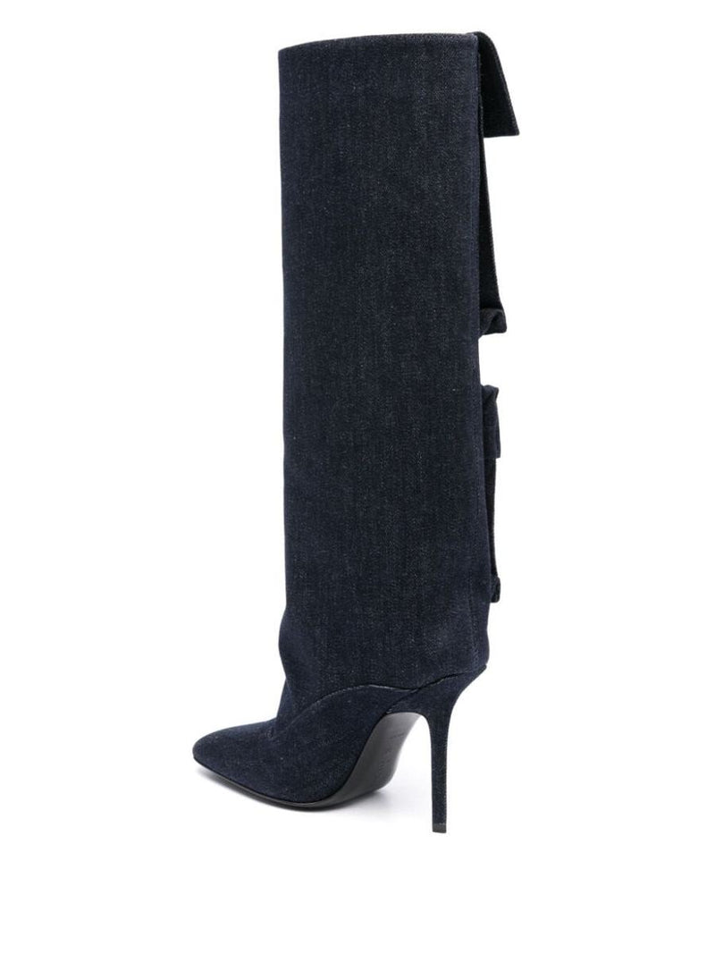 The Attico Sienna Tube Boots 105Mm Heels Shoes