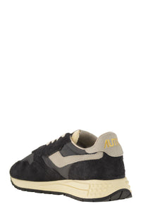 Autry Reelwind - Suede And Technical Textile Trainer