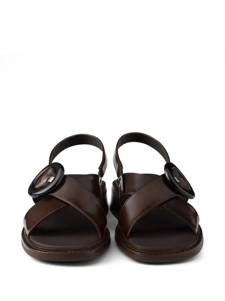 Prada Buckled Sandals