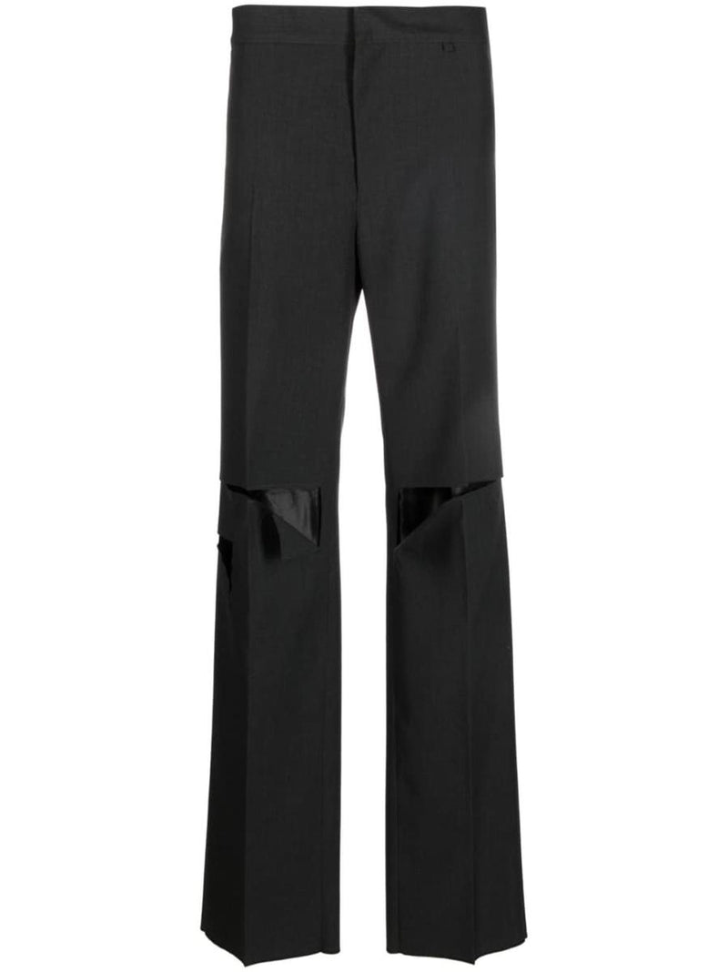 Givenchy Ripped Wool Trousers
