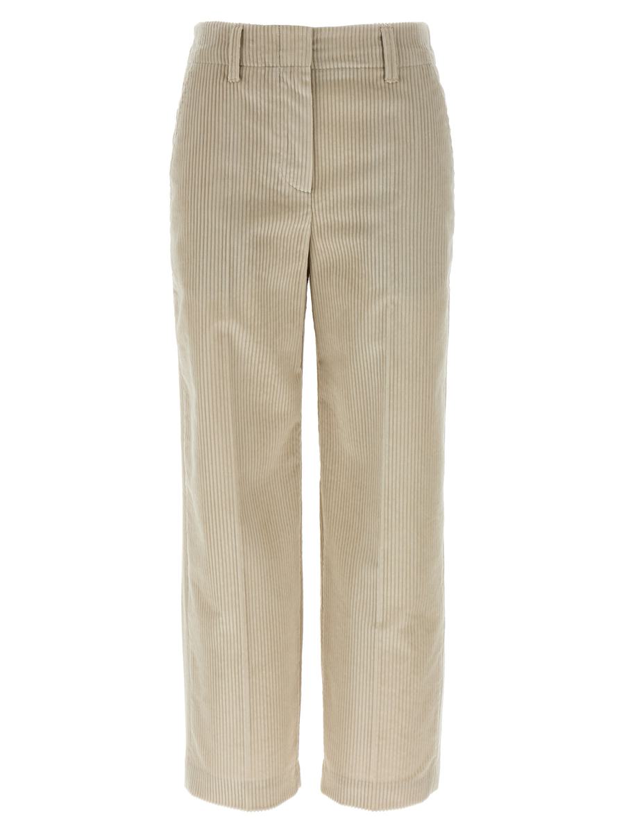 Brunello Cucinelli Monile Velvet Pants