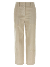 Brunello Cucinelli Monile Velvet Pants