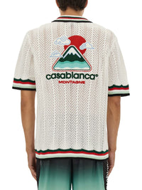 Casablanca Crochet Shirt "Ondulee Mountains"
