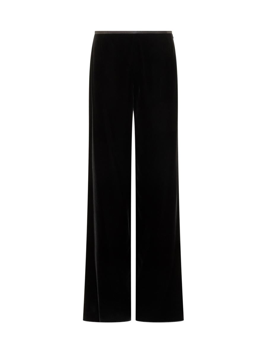 Emporio Armani Emporio Armani Velvet Wide Leg Trousers