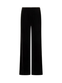 Emporio Armani Emporio Armani Velvet Wide Leg Trousers
