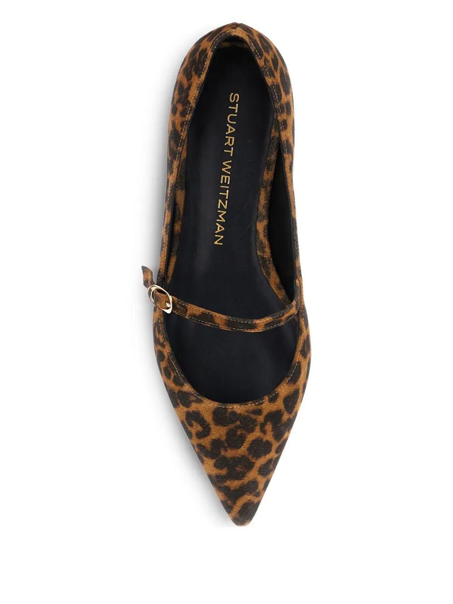 Stuart Weitzman "Emilia" Mary Jane Flat Shoes