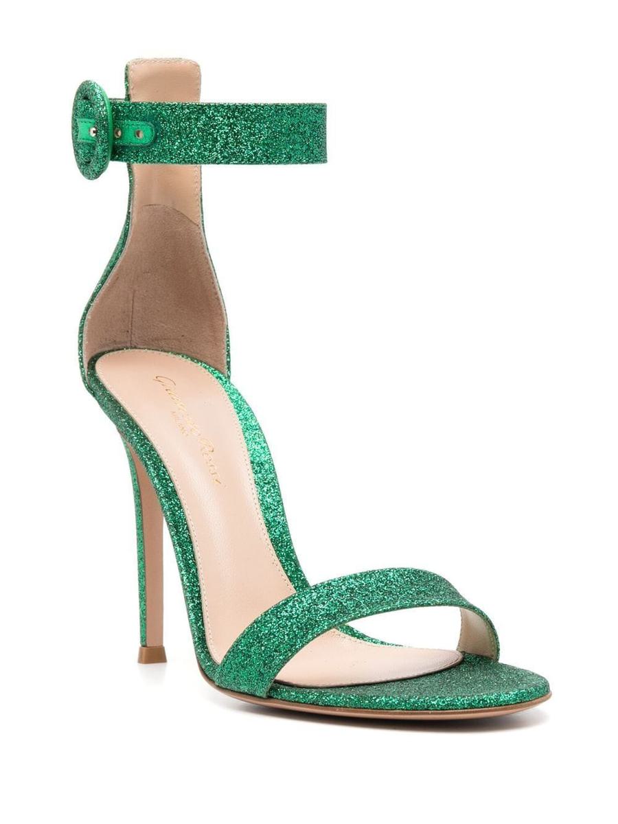 Gianvito Rossi Portofino Starlight Leather High Heel Sandals