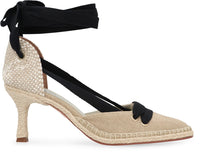 Castañer Castaner X Manolo Blahnik - Casta Canvas Heel Espadrilles